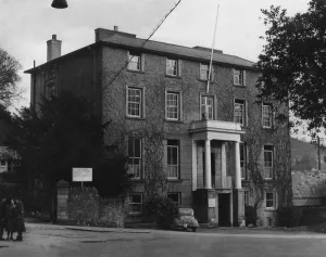 Powys Prints: Watton Mount Building, County Council offices in Brecon