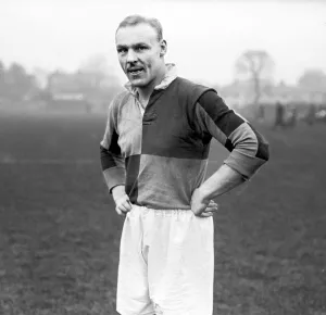 Wavell Wakefield (later Lord Wakefield) of Harlequins in a sevens Rugby match against
