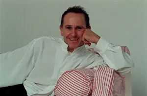 Wayne Sleep / Dancer / Actor September 98 At home relaxing sitting on chair