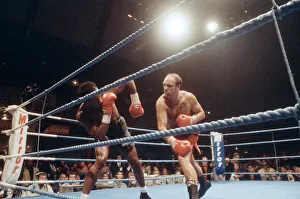 WBC super-middleweight title, Nigel Benn vs Lou Gent. Earls Court Exhibition Centre