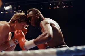 WBC super-middleweight title, Nigel Benn vs Nicky Piper