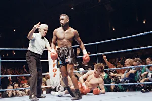 WBC super-middleweight title, Nigel Benn vs Nicky Piper