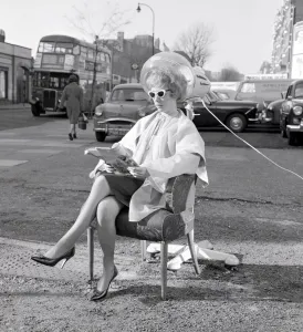 As the weather was so good, the David and Allen Ladies hairdressing Salon in the Finchley