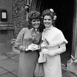 Marriage Prints: The wedding of actor Bill Treacher and actress Katherine Kessey held at St Leonard