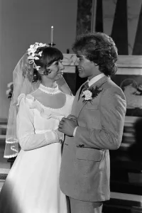 Groom Prints: The wedding of Coronation Streets Brian Tilsley and Gail Potter