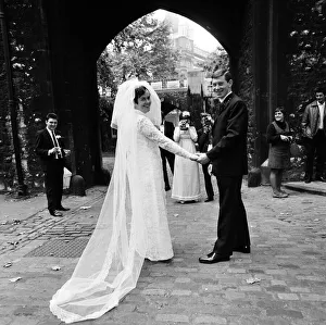 Wedding Day of secretary Jennifer Mary Jones & motor mechanic James Baker at the Tower of