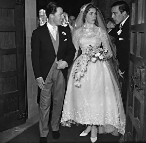 The wedding of Julie Andrews and Tony Walton at St Mary Oatlands Church, Weybridge