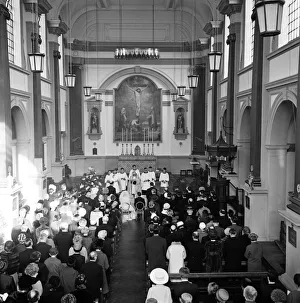 Service Prints: The wedding of Lady Judith Pakenham and Alexander John Kazantzis at the Church of Our
