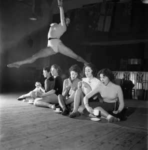 Acrobatic Prints: Wedding of Lily Marlene'. Dancers Betty Ash and Margaret Seaman