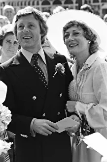 01059 Prints: The wedding of Michael Aspel and Elizabeth Power at Eastbourne Town Hall. 23rd July 1977