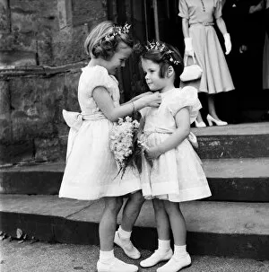 00013 Collection: Wedding of Michael Higgs and Rachel Mary Jones. June 1952 C3271