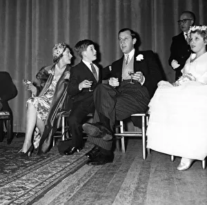 The wedding of Pamela Mountbatten and David Hicks at Romsey Abbey, Hampshire