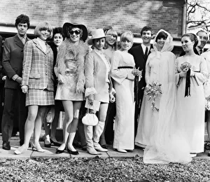The wedding of Paul Atkinson, lead guitarist of English pop group The Zombies