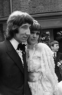 00455 Collection: Wedding of Pete Townshend of British rock group The Who and Karen Astley