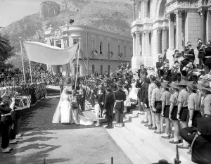 Elegance Prints: The wedding of Prince Rainier of Monaco and Princess Grace Kelly April 1956