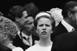 The wedding of Princess Alexandra of Kent and Angus Ogilvy at Westminster Abbey
