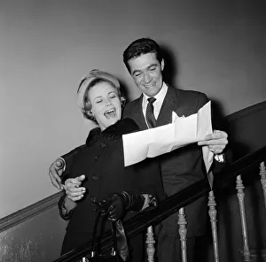 The wedding reception of of Honor Blackman and Maurice Kaufman held at a Chelsea club