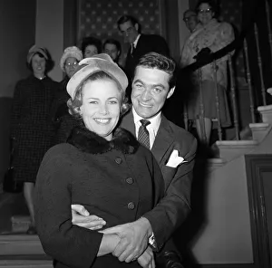 00880 Prints: The wedding reception of of Honor Blackman and Maurice Kaufman held at a Chelsea club