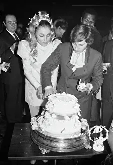 Marriage Prints: Wedding reception of Polish film director Roman Polanski and his bride