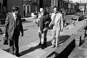 The wedding of Ronnie Cook and 19-year-old Mandy Fraser at Bedford Register Office