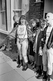 The wedding of Ronnie Cook and 19-year-old Mandy Fraser at Bedford Register Office