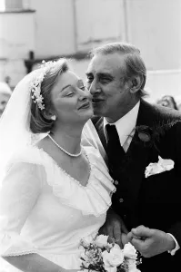 00682 Prints: The wedding of Spike Milligans daughter Sile Milligan to Will White