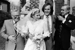 The wedding of Spike Milligans daughter Sile to Willie White