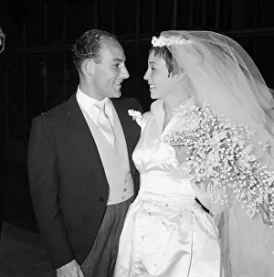 The wedding of Stirling Moss and Katie Molson at St Peters Church, Eaton Square