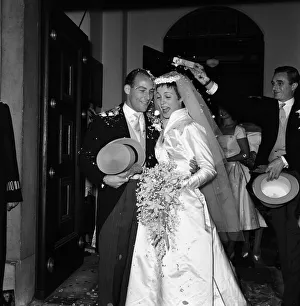 01149 Prints: The wedding of Stirling Moss and Katie Molson at St Peters Church, Eaton Square