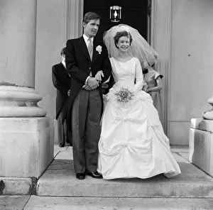 01008 Prints: The wedding of William Roache and Anna Cropper at St Johns Wood Church