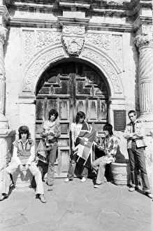 Monument Prints: On Wednesday 4 June 1975 The Rolling Stones did a photo shoot at the Alamo, San Antonio
