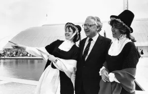 Conservatives Prints: Welsh day at Liverpools International Garden Festival 16th July 1984