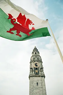 Flags Prints: The Welsh devolution referendum of 1997 was a pre-legislative referendum held in Wales