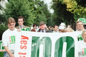 The Welsh devolution referendum of 1997 was a pre-legislative referendum held in Wales