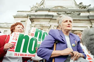 The Welsh devolution referendum of 1997 was a pre-legislative referendum held in Wales