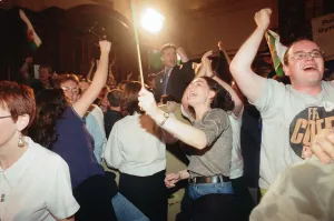 The Welsh devolution referendum of 1997 was a pre-legislative referendum held in Wales