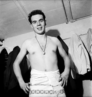 Wembley Lions'Bob Cornforth. November 1952 C5576-001