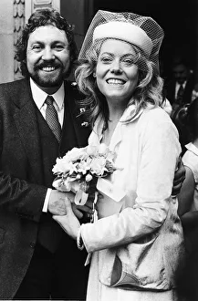 Wendy Richard Actress marries advertising chief Will Thorpe at Marylebone in London
