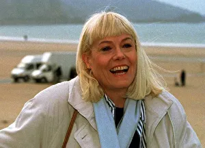 Wendy Richard actress who plays Pauline Fowler in TV soap Eastenders filming an episode