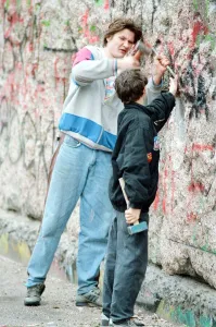 West Berlin, Germany 3 months after relaxation of border crossing by GDR Government