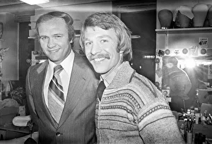00494 Prints: West Bromwich Albion manager Ron Atkinson and David Mills, a new signing