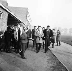 West Brom Prints: West Bromwich Albion Players stage a second walk out from training in 24 hours