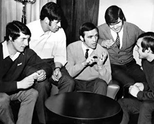 00255 Prints: West Bromwich Albion players who meet Chelsea tomorrow (Sat