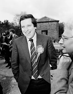 Election Prints: West Derbyshire by-election. Conservative candidate Patrick McLoughlin. 29th April 1986