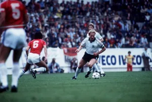 West Germany 4 Chile 1 World Cup 1982 football Brubesch (white