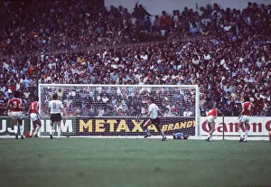 Scoring Prints: West Germany 4 Chile 1 World Cup 1982 football Uwe Reinders scores West