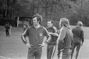 West Germany Prints: West Germany Football Team, training session ahead of tomorrows Nations Cup quarterfinal
