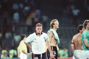 West Germany v England World Cup semi final match at Stadio delle Alpi, Turin