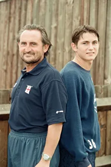 01515 Prints: West Ham assistant manager Frank Lampard with his footballer son, also Frank Lampard