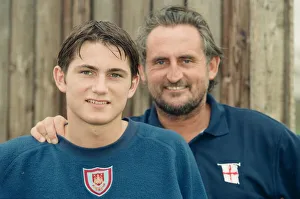 01515 Prints: West Ham assistant manager Frank Lampard with his footballer son, also Frank Lampard